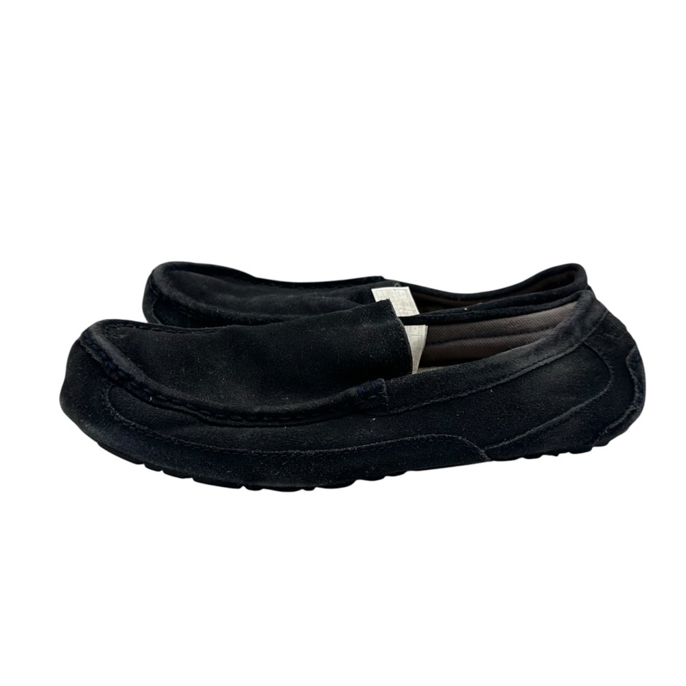 Ugg Men’s Ascot Slippers Navy Blue Suede Leather Play Condition size 9